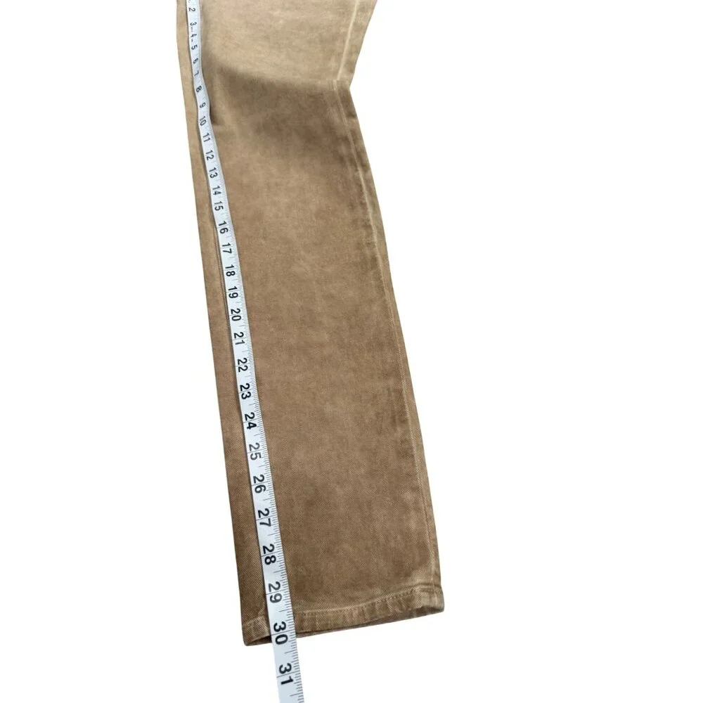 Ralph Lauren 105 Cigarette Jean Black Label Slim Fit Mid Rise Tan Womens Size 29 - Picture 5 of 7